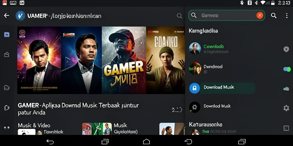 Tampilan antarmuka GAMERP yang sederhana dan fungsional.