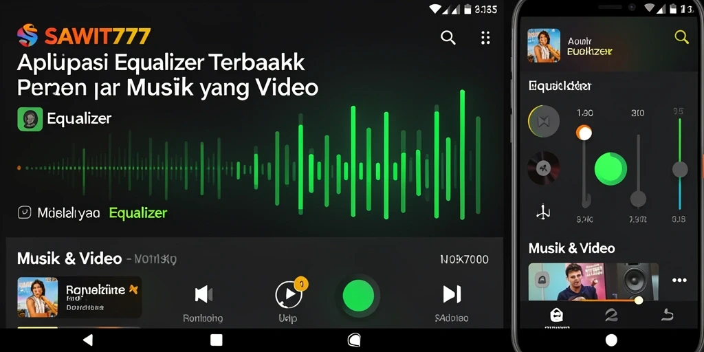 Tampilan antarmuka aplikasi Equalizer SAWIT777 yang intuitif dan modern.