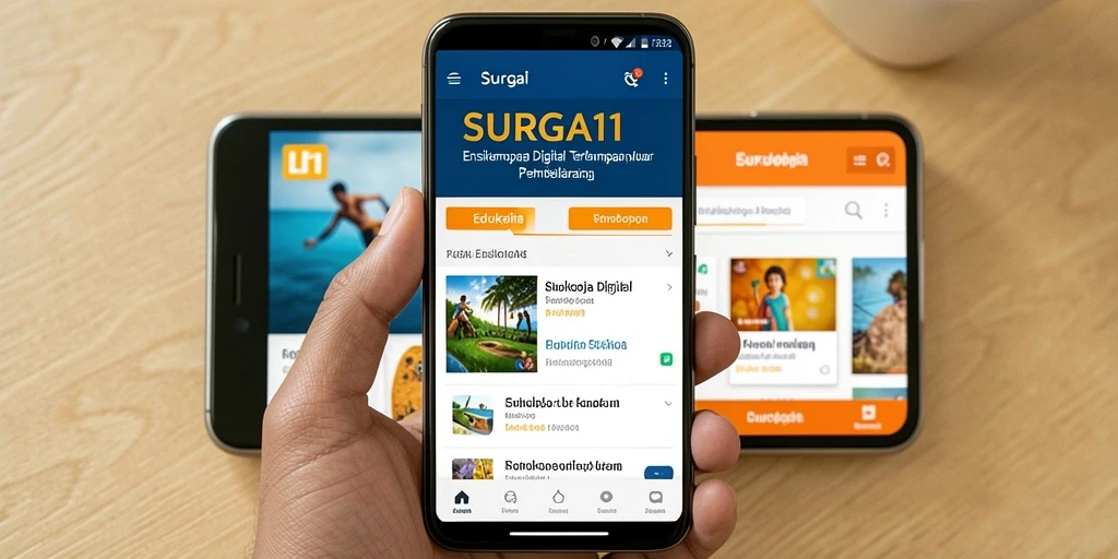 Tampilan antarmuka aplikasi Ensiklopedia yang menarik dan mudah digunakan.