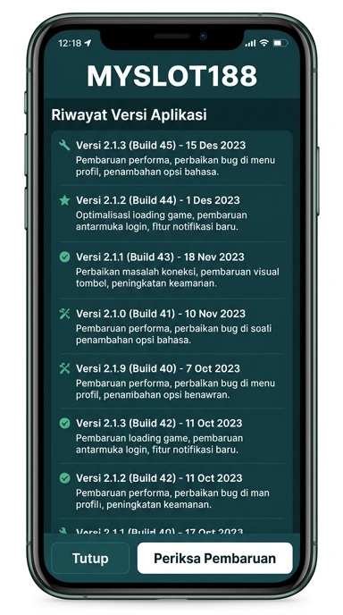 Riwayat Versi myslot188 untuk Android Indonesia